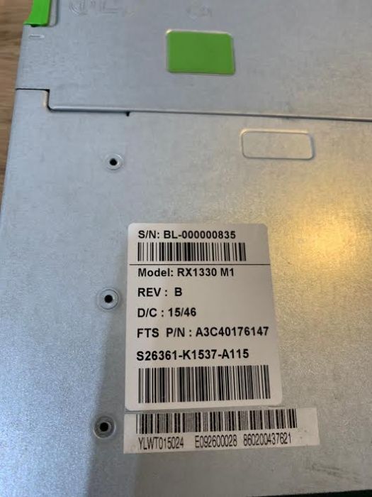 Serwer Fujitsu PRIMERGY RX1330 M1 LFF (R1331S0003PL) Stan Idealny