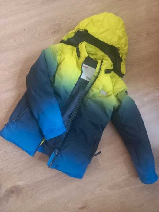 dziecięca kurtka zimowa narciarska ombre super marki Lego 140 / 146