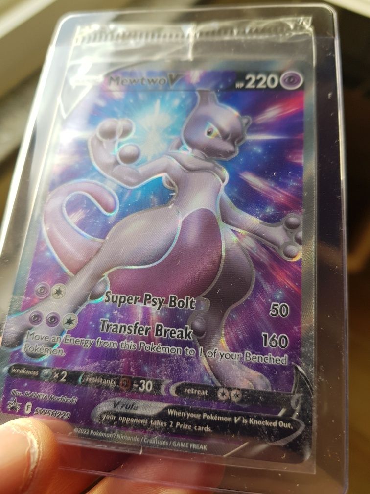 Carta Pokemon Original Rara Mewtwo V