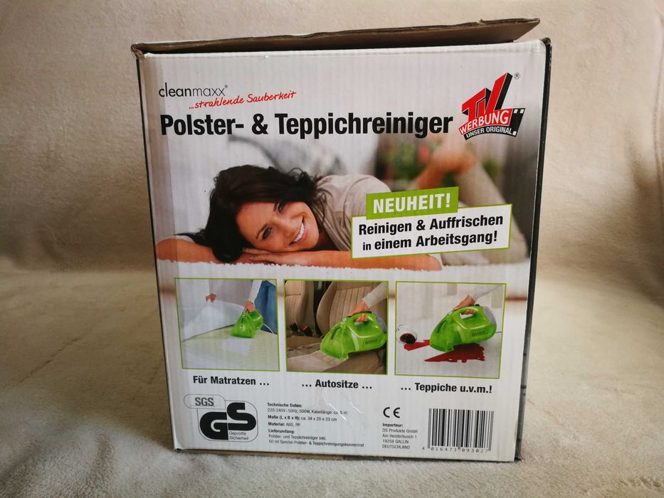 Urządzenie do czyszczenia tapicerki i dywanów