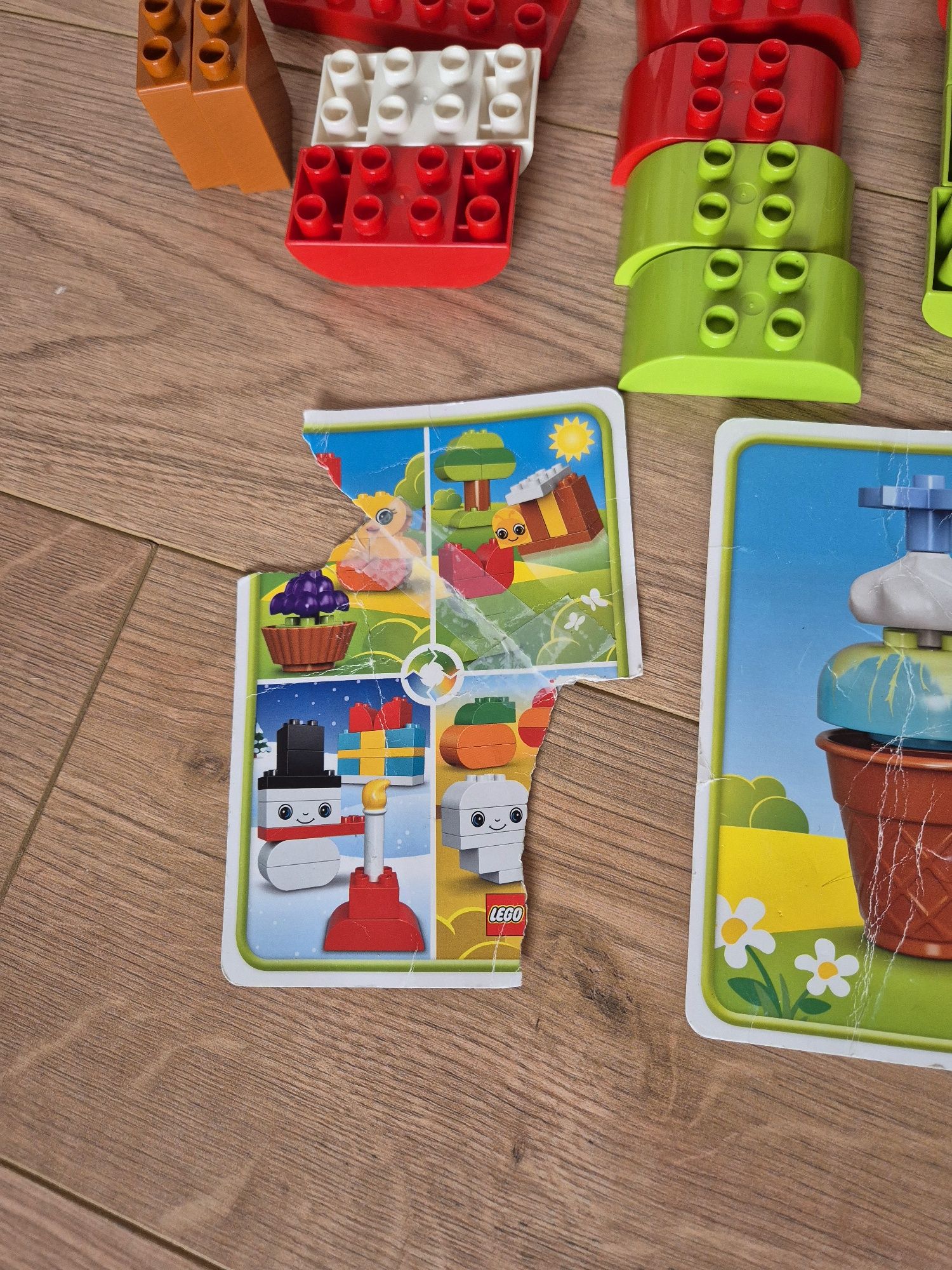 Zestawy lego duplo kreatywny kuferek 10818 i biedronka 10859