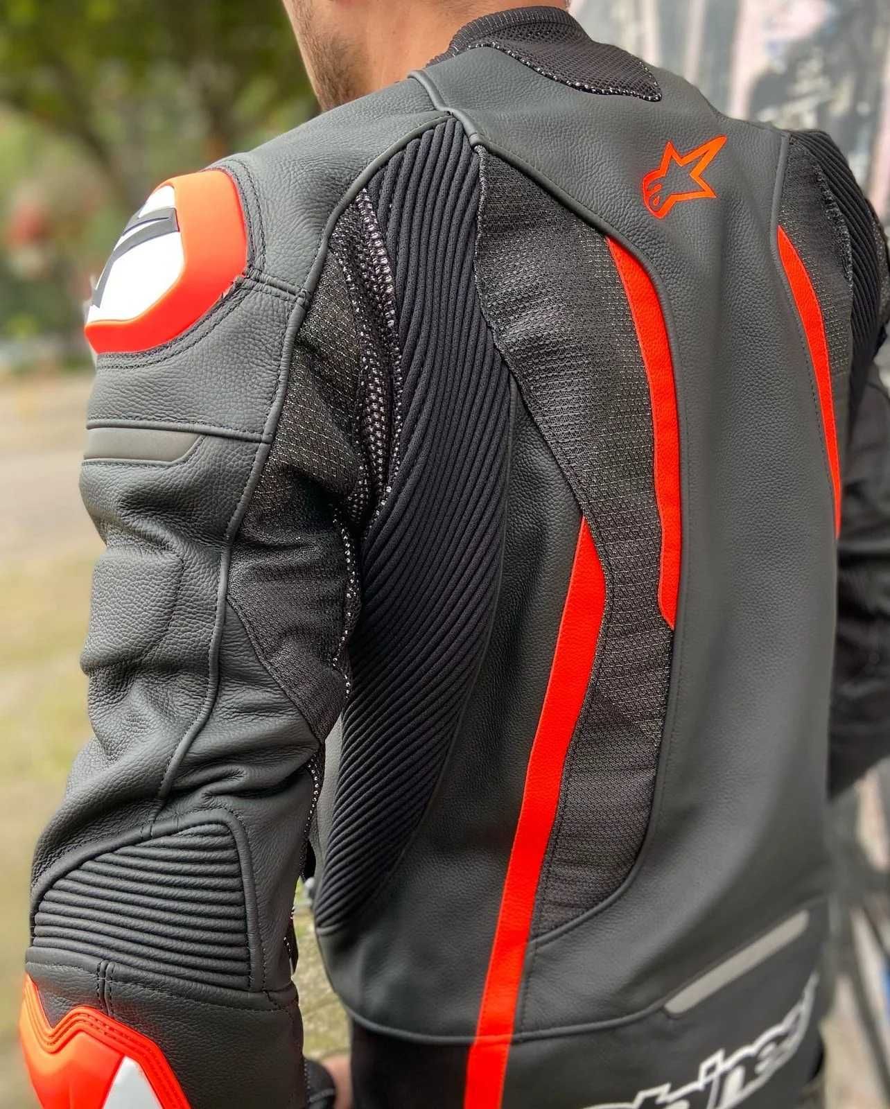 Casaco Alpinestars Fusion Preto / Vermelho Fluo