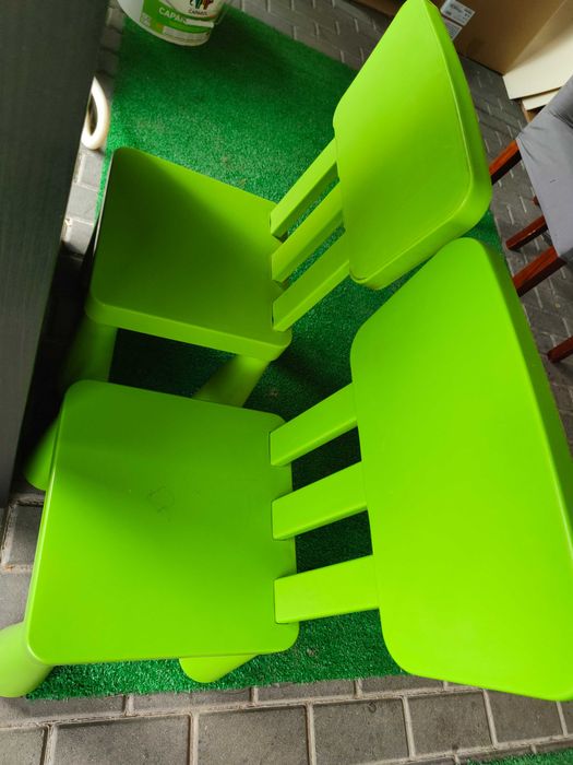 Krzesełka mamut zielone