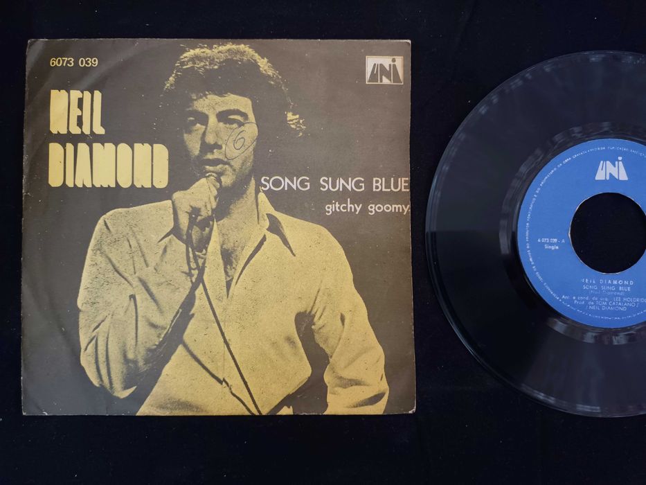Disco de Vinil 45 RPM – NEIL DIAMOND – Song Sung Blue ...