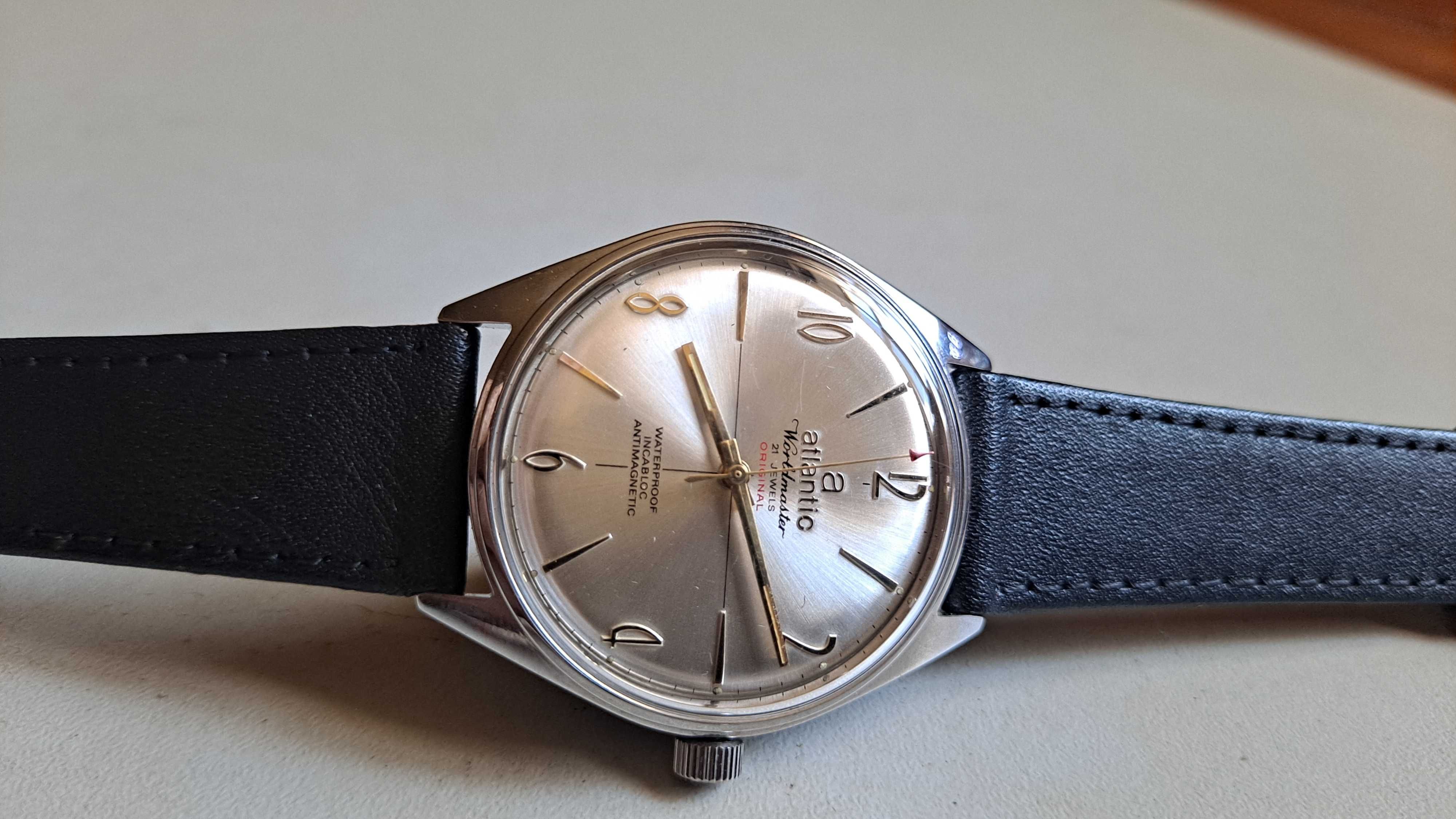 ATLANTIC worldmaster STALOWY zegarek 10