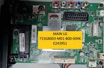 Placa principal – 715G8003-M01-B00-004K – E243951