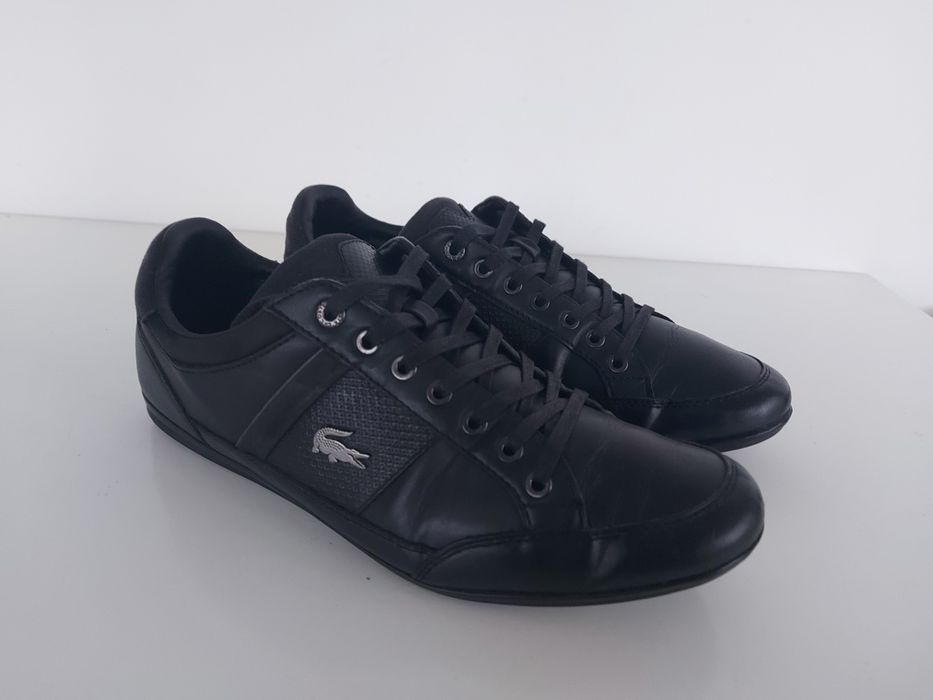 Bity męskie skórzane Lacoste w rozmiarze 40,5