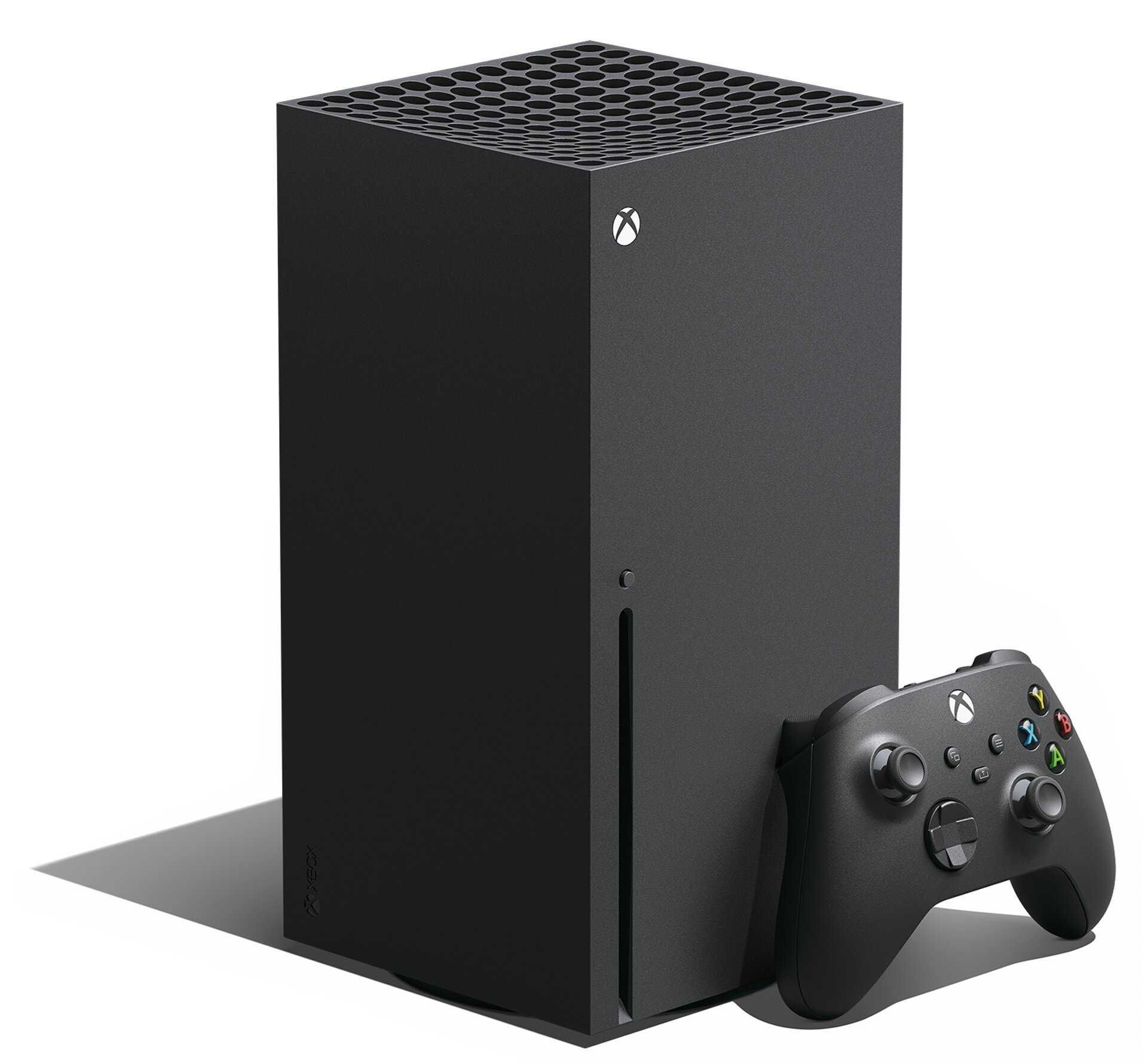 Konsola XBOX SERIES X/1 tb/naped/czarna/jak nowa/komplet