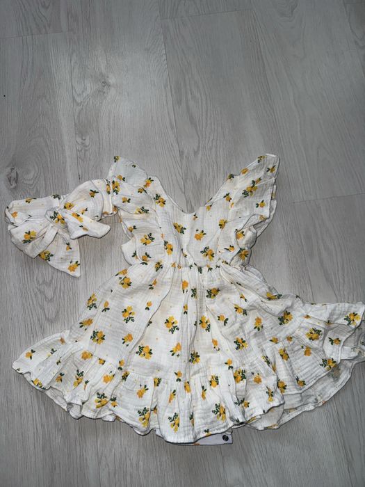 Дитяча сукня із повʼязкою