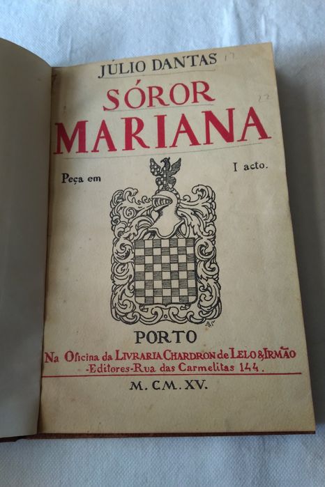 Sóror Mariana (de: Júlio Dantas)