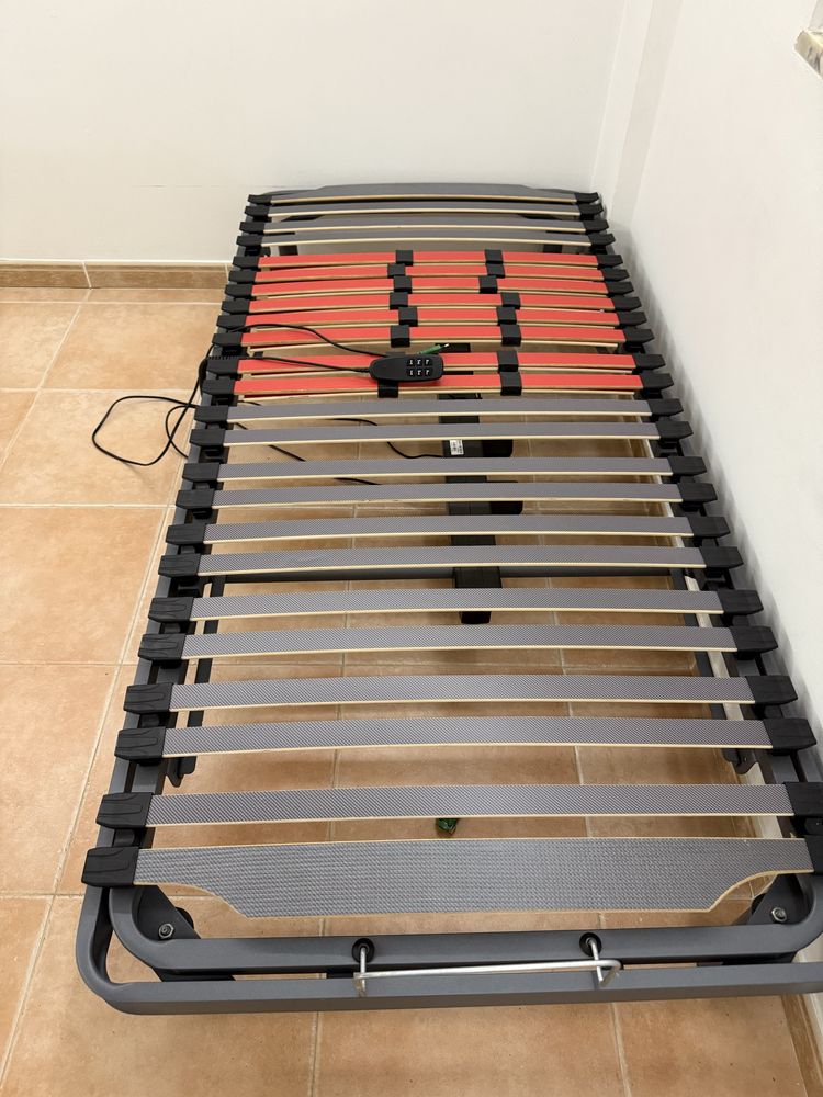 Somier Cama ortopedica eletrica com colchão visco