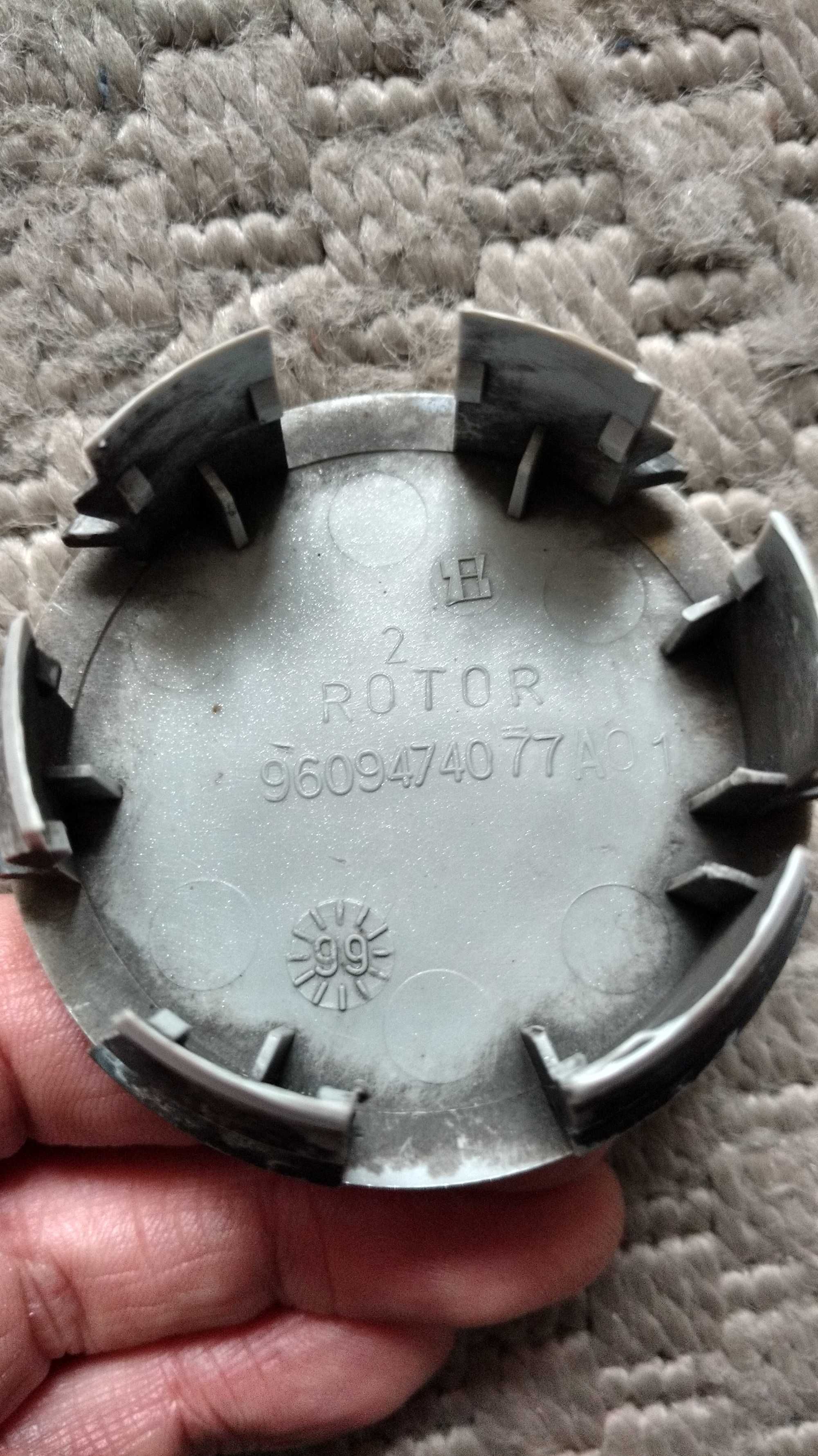 Dekielki alufelgi ROTOR Peugeot 61mm x 54mm oryginał komplet