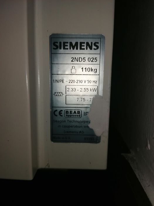 Aquecedor/acumulador grande de calor Siemens