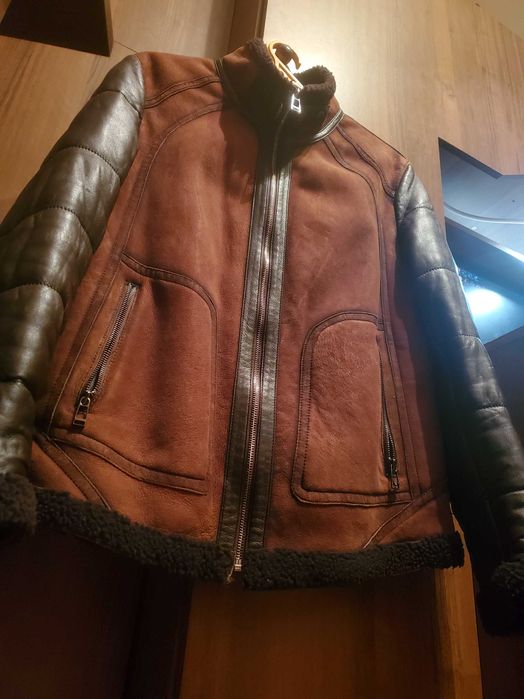 Чоловіча осінньо-весінньо-зимова куртка з натуральної шкіри Givenchy