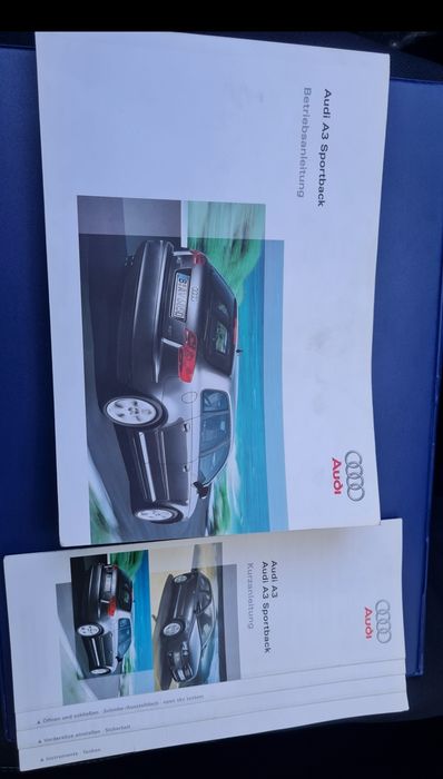 Zestaw książek instrukcja obsługi AUDI A3 S3