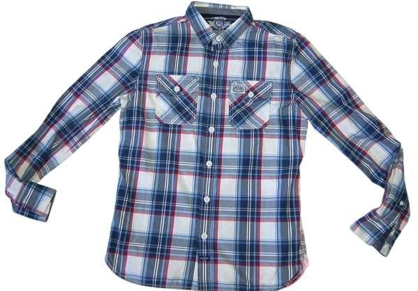 SUPERDRY ROZ.L koszula męska jak nowa w kratę