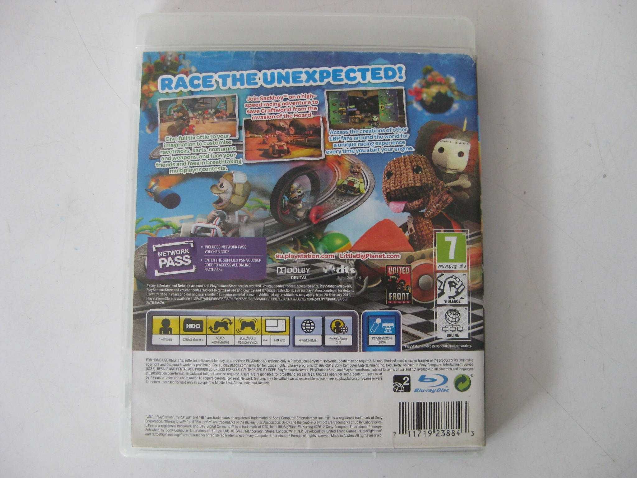 Gra na PS3 PlayStation 3 Little big Planet Karting