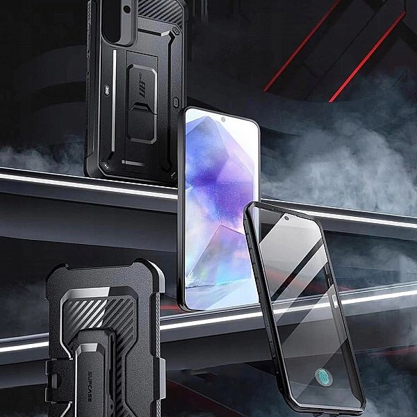 Etui Supcase Unicorn Beetle Pro na Samsung Galaxy A55/5G - czarne