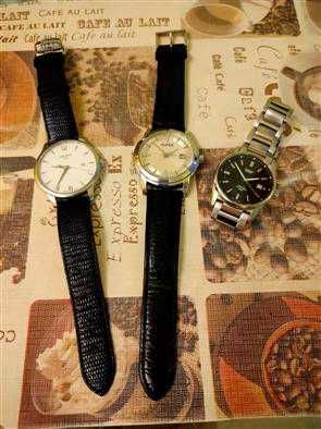 Tissot T063610A, Alfex 5650/605, Casio BEM-111D