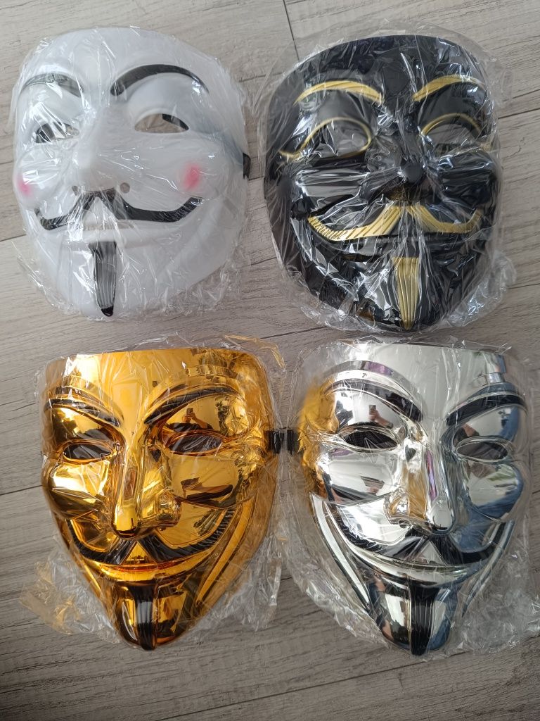 Maska anonymous różne kolory