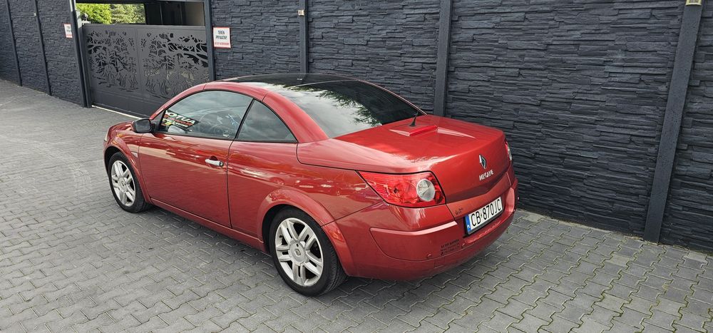 Renault Megane Cabriolet 2005r 2.0Turbo 163km GAZ 160TKM Skóry