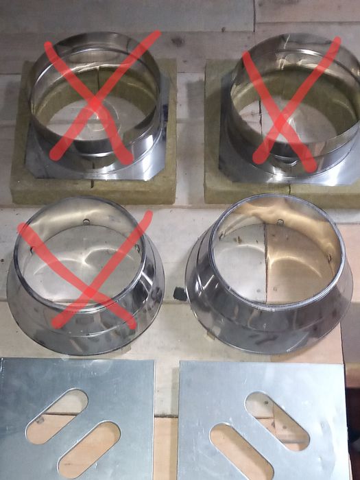 Stożek do komina fi 200 firmy konekt 2 x