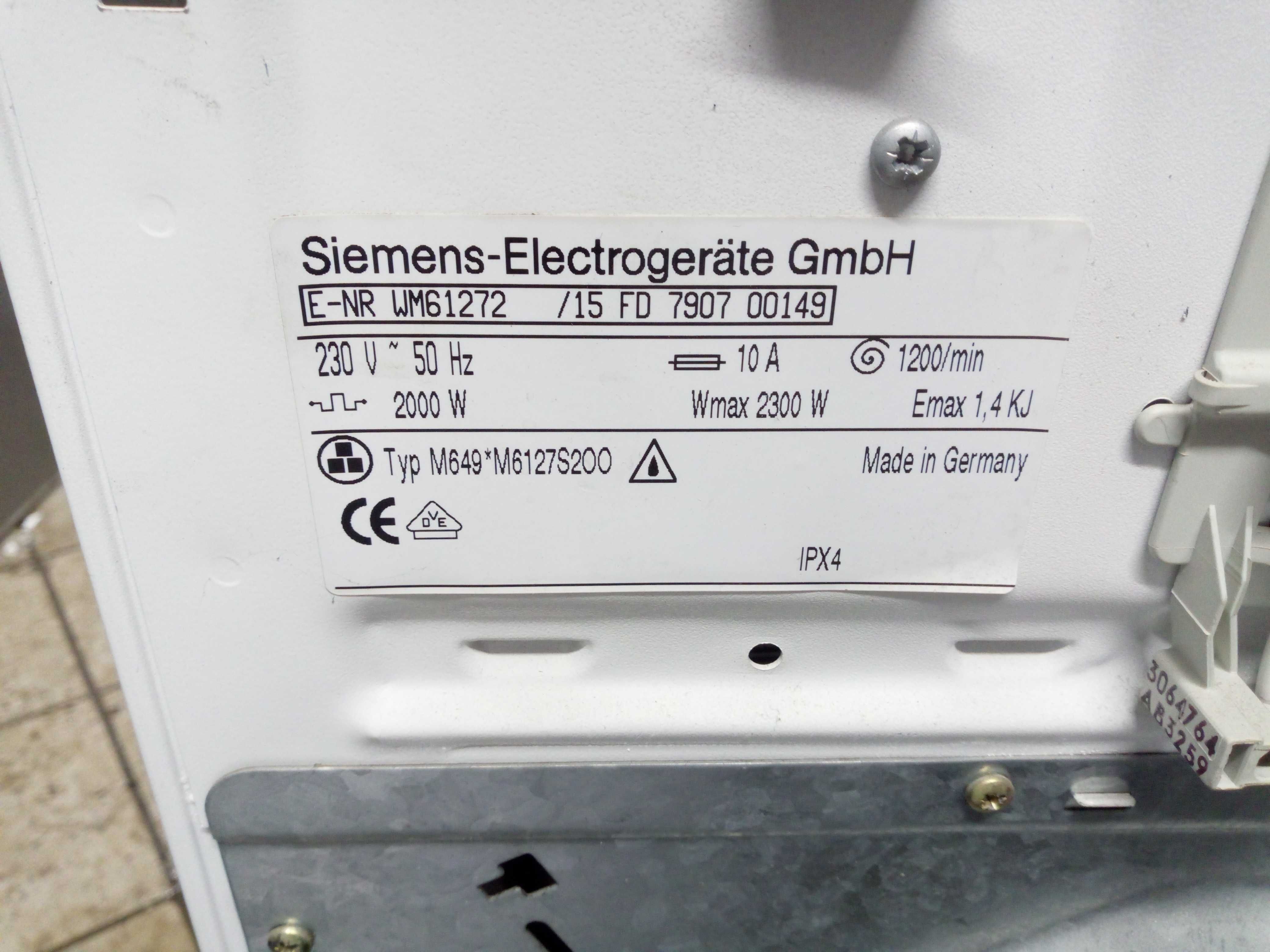 moduł pralki Siemens wm61272