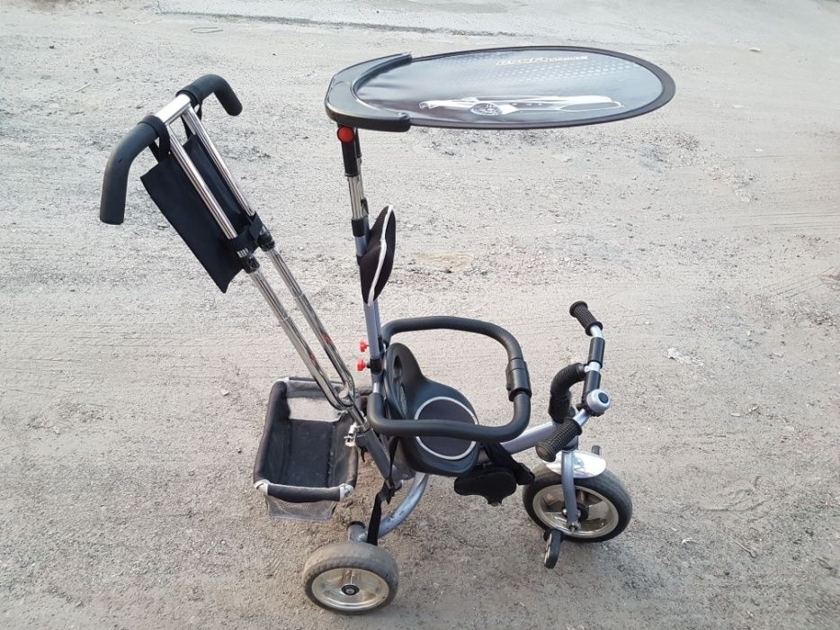 Велосипед коляска дитячий із знімним козирьком від сонця та дощу