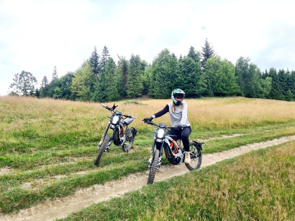 Wynajem surron motorower skuter elektryczny atrakcja Pieniny na dowód