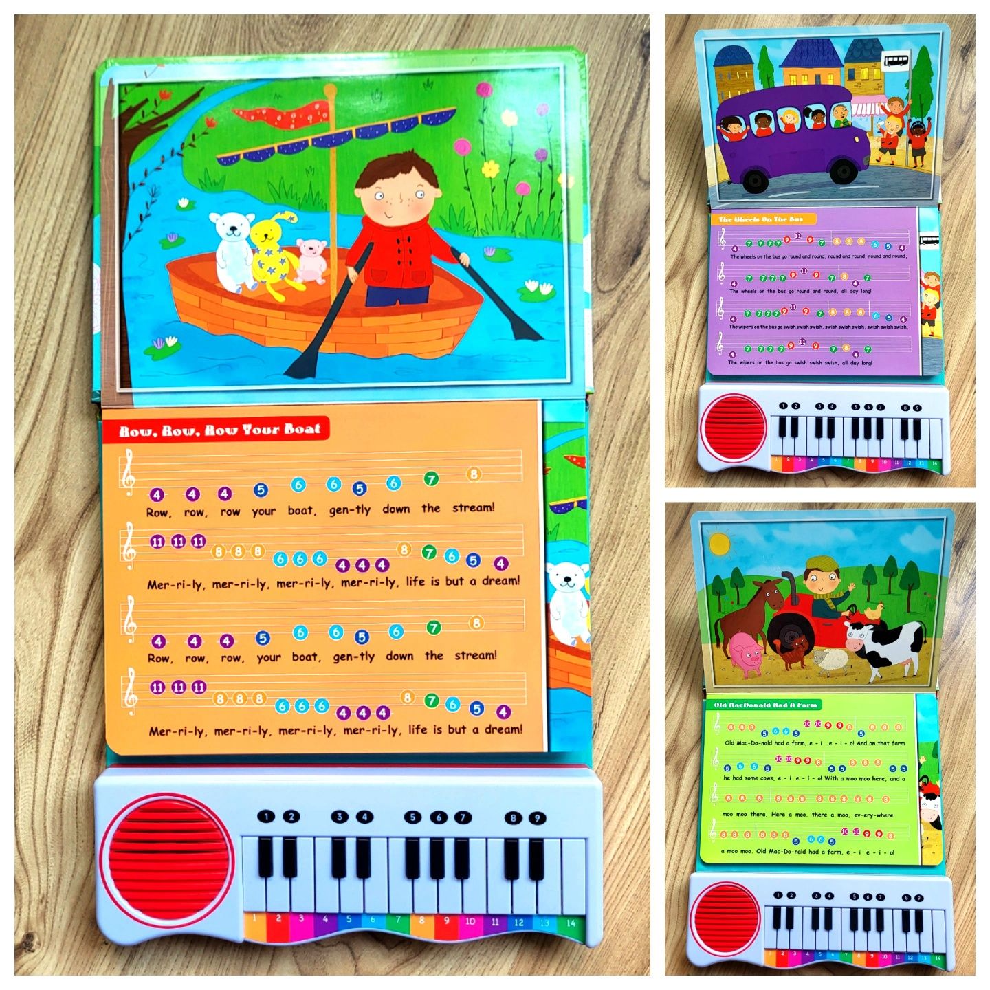 Old MacDonald and other songs keybord rymowanki po angielsku pianinko