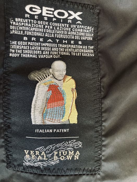 Męska puchowa kamizelka Geox Respira  r. M  /L jak  nowa