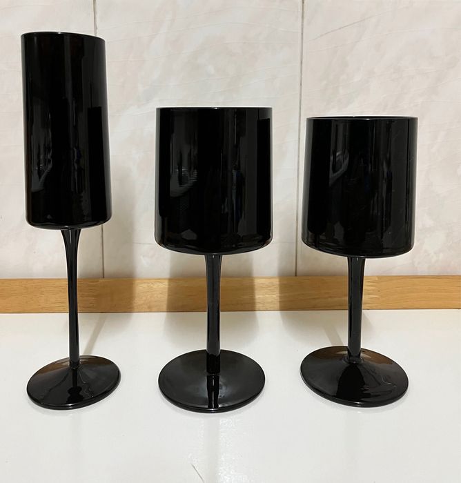 Copos pretos - Loja do Gato Preto