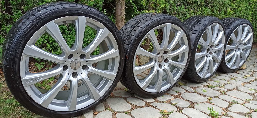 Felgi aluminiowe Brock 20″ + opony letnie – komplet 4 sztuki