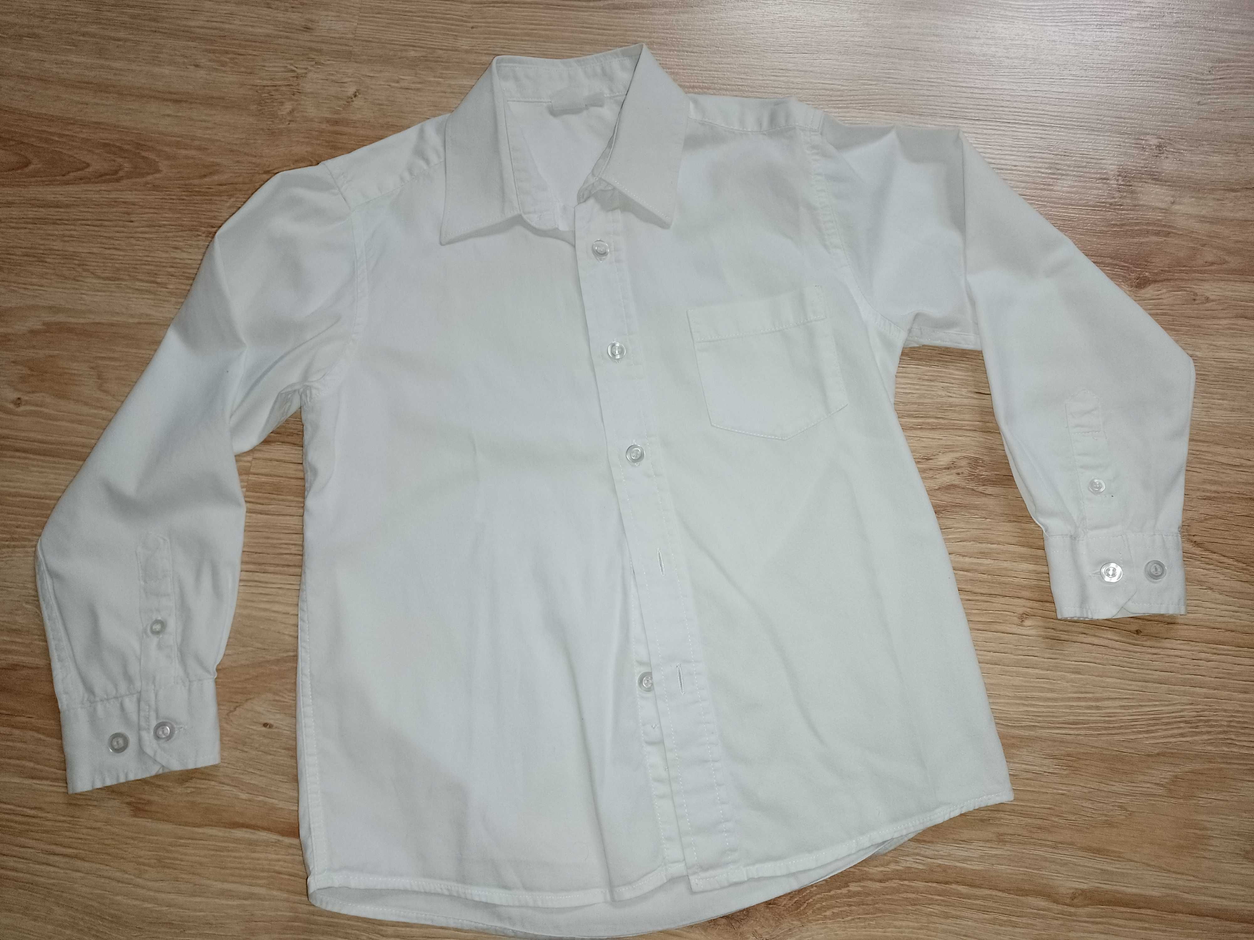 Ubrania chłopięce 122/128 koszula spodnie koszulki bluzy