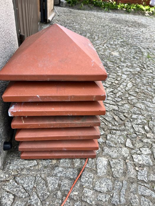 Daszki  32x44cm na słupek klinkierowy czapa nakrywa daszki