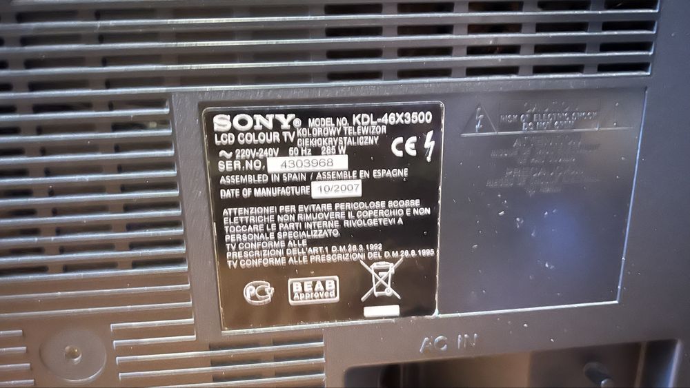 Телевізор Sony