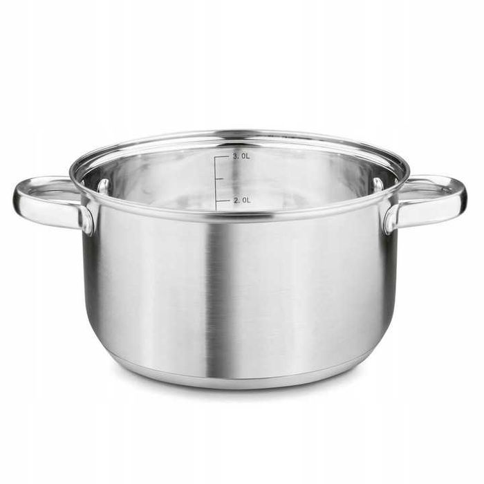 Komplet Garnków Rondel Stalowe Indukcja 8 El 20/16/14/12cm