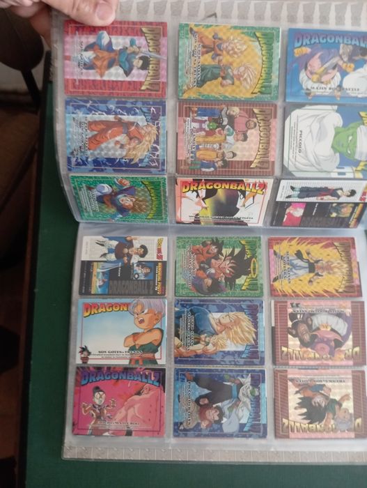 DragonBall Z caderneta c/cartas