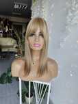Mini tupet topper Iga miodowy blond refleksy naturalny efekt