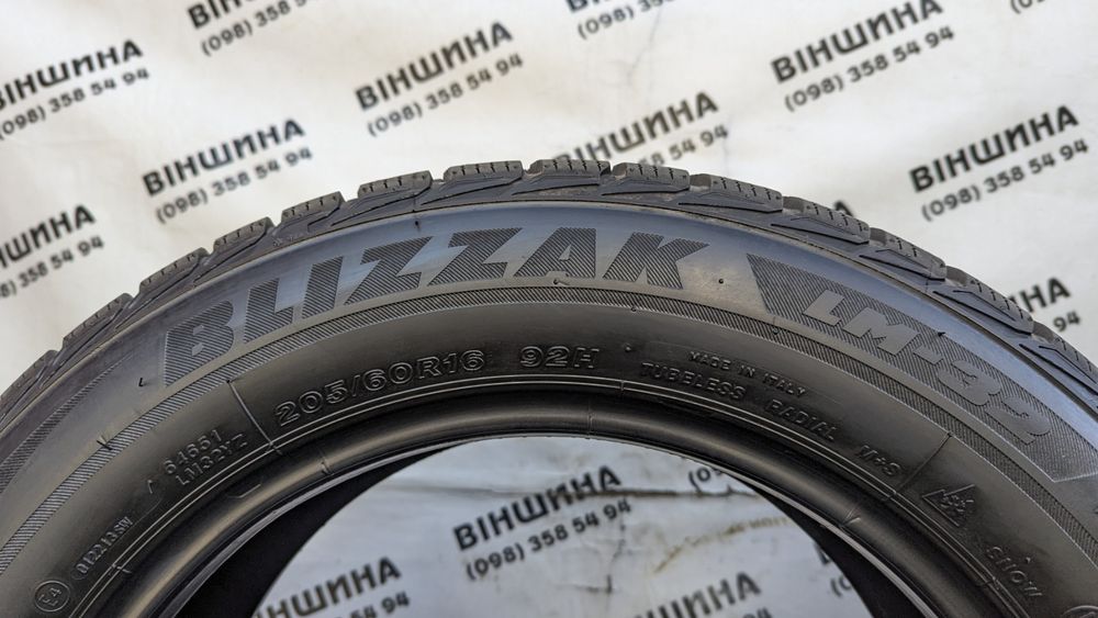 Шини 205/60 R 16 Bridgestone Blizzak LM32. Зима пара. Колеса склад.