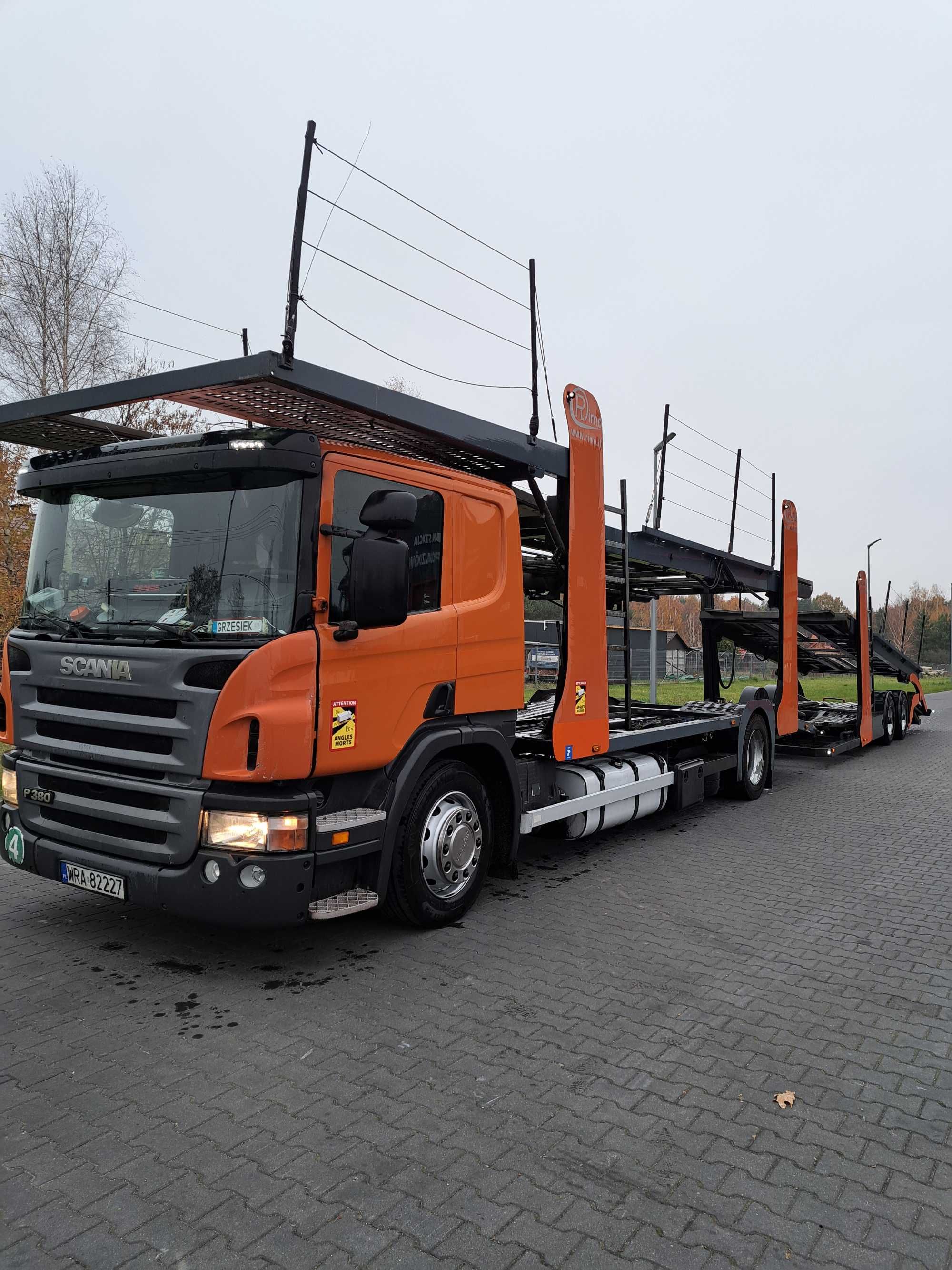 Autotransporter Scania p380