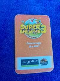 Cartas Super Animais 3 - Caderneta Pingo Doce