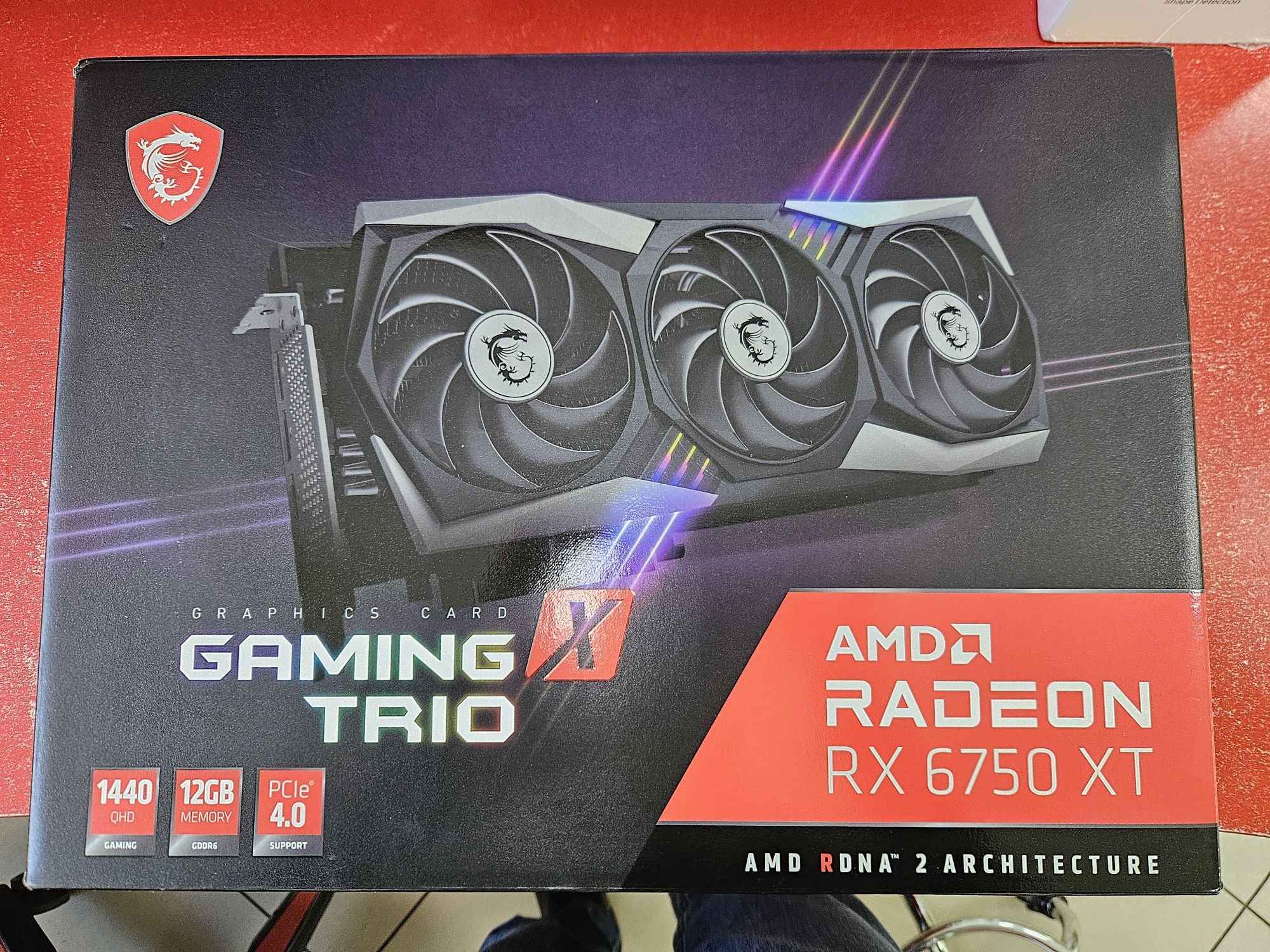 Відеокарта MSI Radeon RX 6750 XT GAMING X TRIO 12G