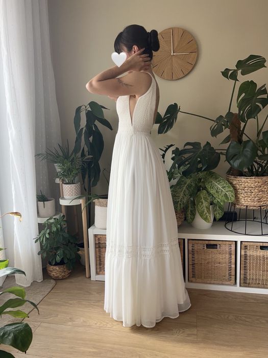 Suknia ślubna 36 | boho | zwiewna | wloska