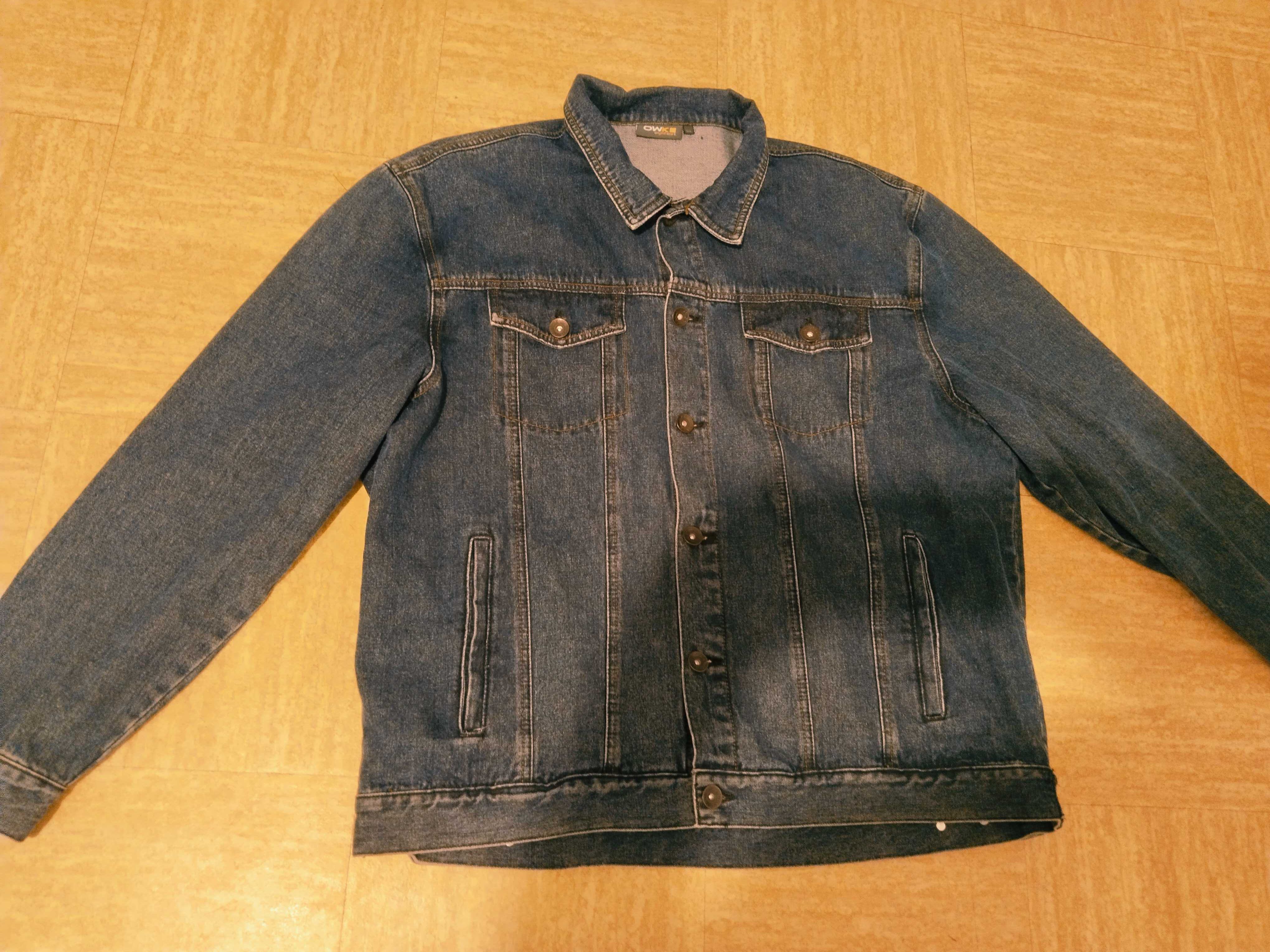 куртка джинсовая большого 64 размера 3XL OWK