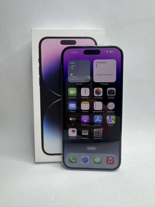 Apple iPhone 14 Pro Max, Deep Purple, 128GВ Original,Neverlock