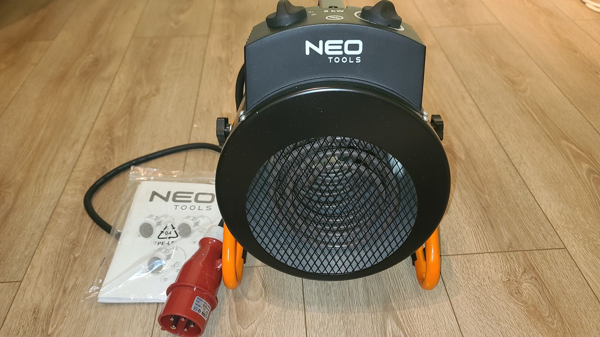 Тепловая пушка 5кВт (380v) до 100кв.м. NEO TOOLS 90-069. Новая