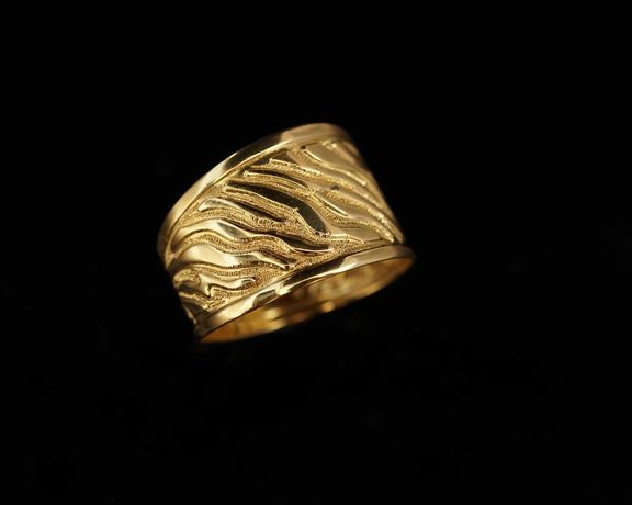 Złoto 585 - złoty pierścionek  r 22