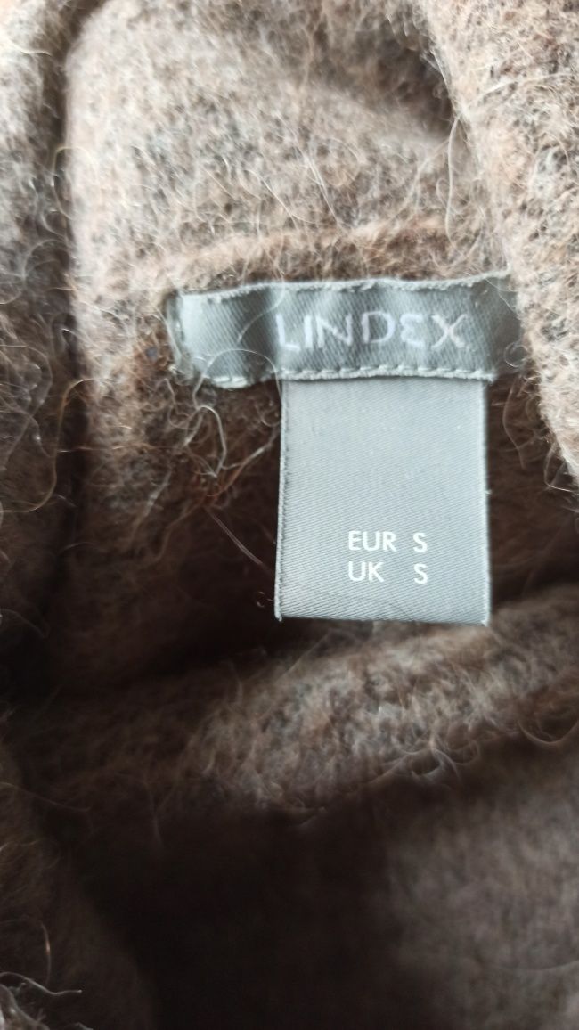 Wełniany sweter golf alpaka wełna Lindex S/M
