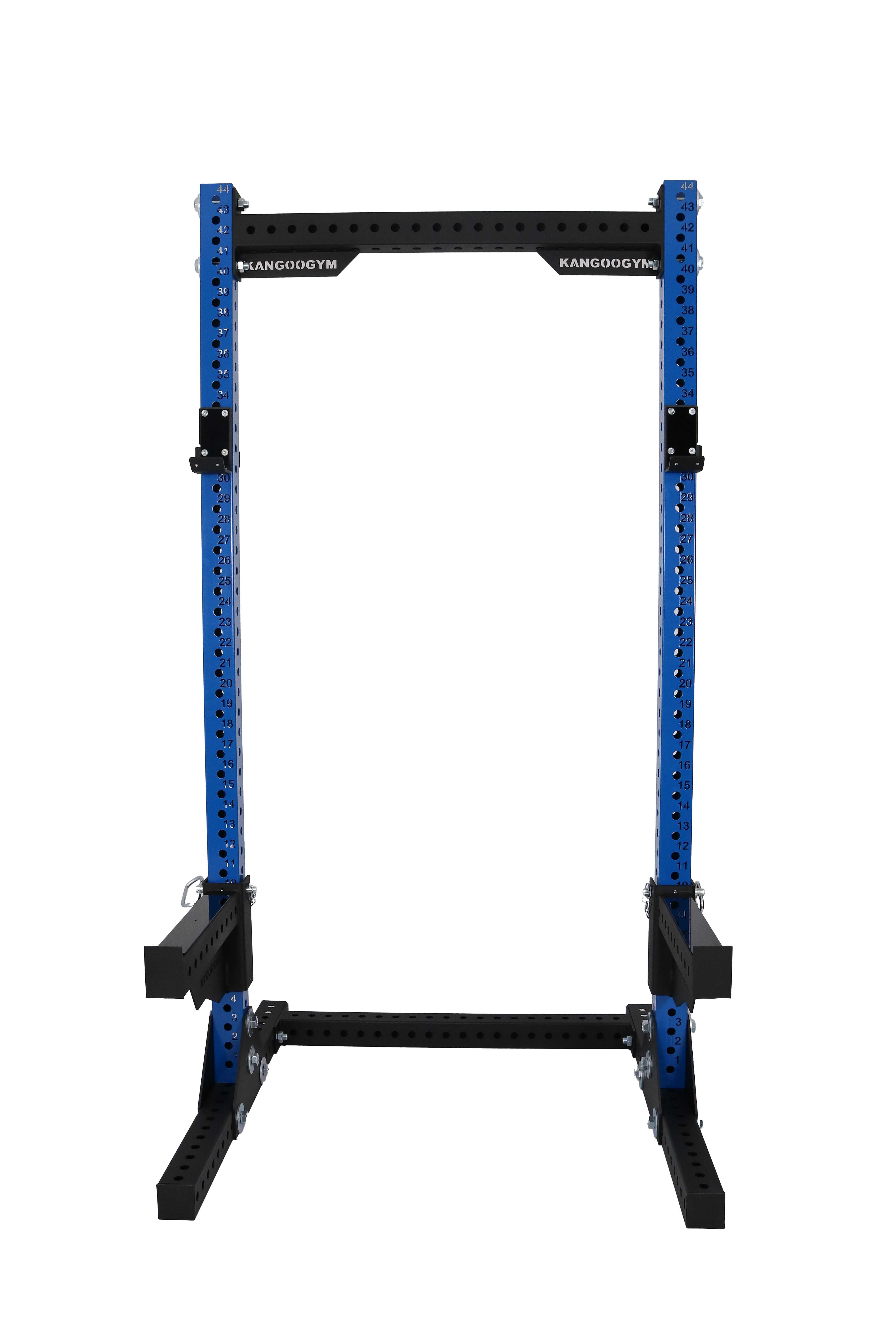 HALF RACK 80x80x3 + belki asekuracyjne + haki na sztangę / siłownia